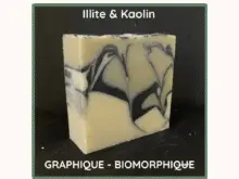 Illite & Kaolin Graphique : Savon Surgras Eucalyptus & Verveine Citronnés (Nuance Biomorphique)