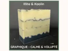 Illite & Kaolin Graphique : Savon Surgras Eucalyptus & Verveine Citronnés (Nuance Calme & Volupté)