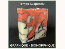 Temps Suspendu Graphique : Savon Surgras Géranium Rosat & Lavandin (Nuance Biomorphique)