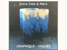 Entre Ciels & Mers Graphique : Savon Surgras Romarin & Lavandin (Nuance Vagues)