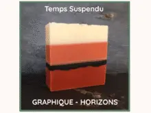 Temps Suspendu Graphique : Savon Surgras Géranium Rosat & Lavandin (Nuance Horizons)