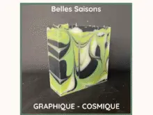Belles Saisons Graphique: Savon Surgras Menthe Poivrée & Lavandin (Nuance Cosmique)