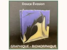 Douce Évasion Graphique : Savon Surgras Patchouli & Orange Douce (Nuance Biomorphique)