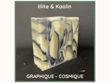 Illite & Kaolin Graphique : Savon Surgras Eucalyptus & Verveine Citronnés (Nuance Cosmique)